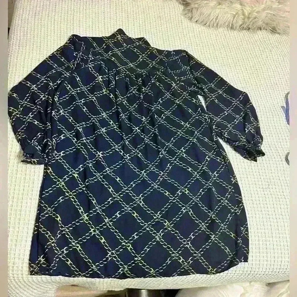 Who What Wear Womens High Neck Button Dress - Picture 2 of 9